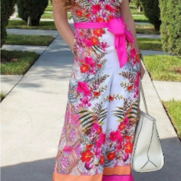 **Ted Baker Floral Jumpsuit** - Picture 4 of 7